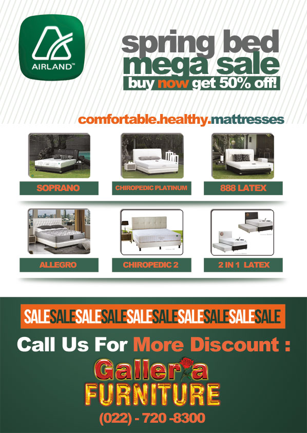 Airland-Promo Merek Spring Bed Terbaik - Airland - PROMO Harga Lebih Murah