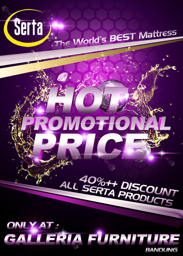 Tempat Tidur Springbed SERTA - Promo 2012 Bandung - Harga Lebih Murah