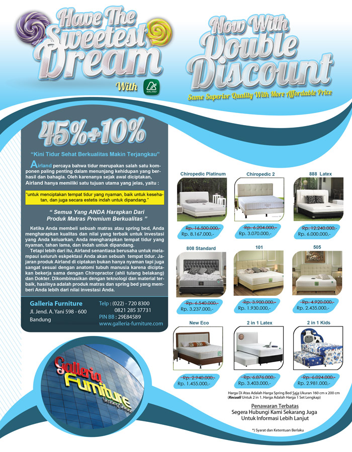 Airland Spring Bed-Promo Oktober 2012
