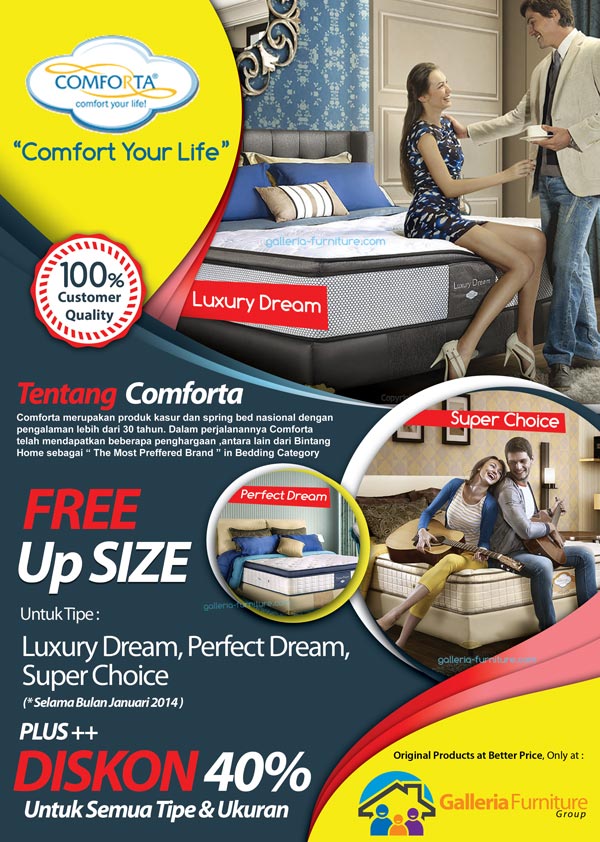 Harga Kasur Spring Bed Comforta