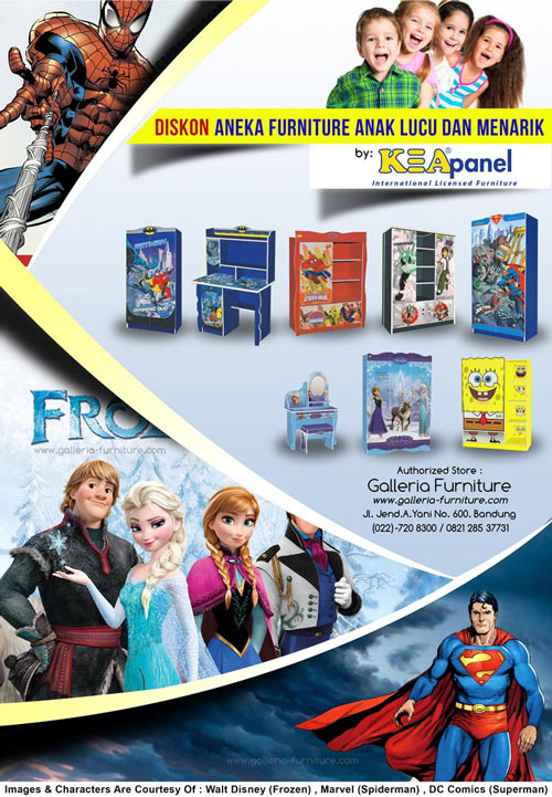 Toko Mebel Furniture Anak Kartun Frozen Bandung 