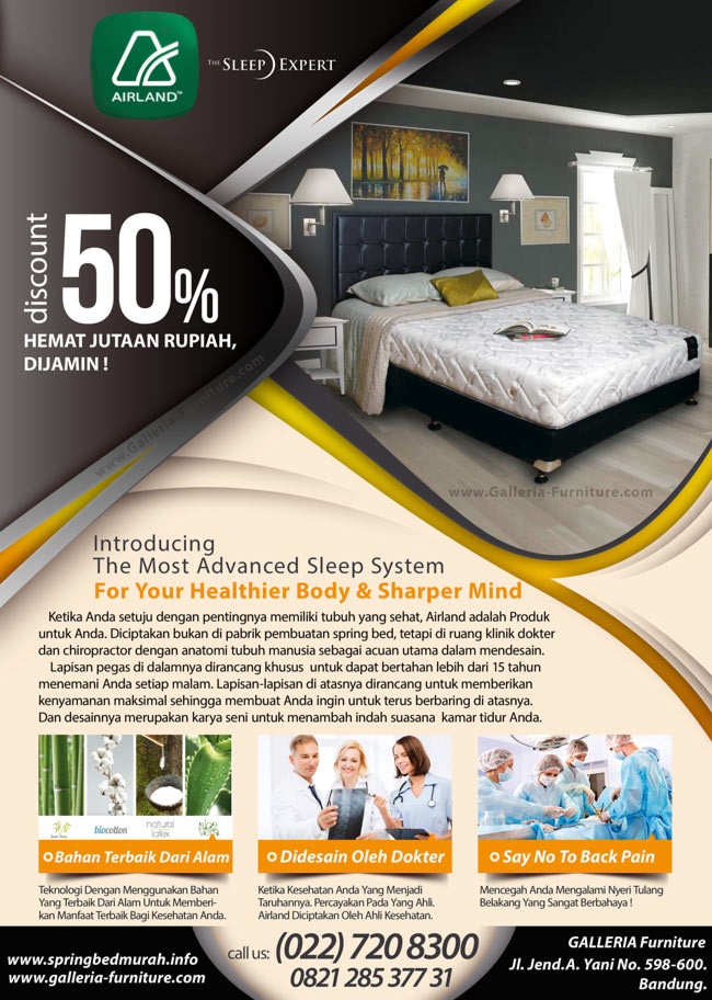 Merk Springbed Bagus Airland 505