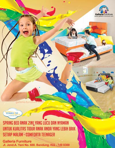 Jual Spring Bed Anak 2in1 Comforta Teenager