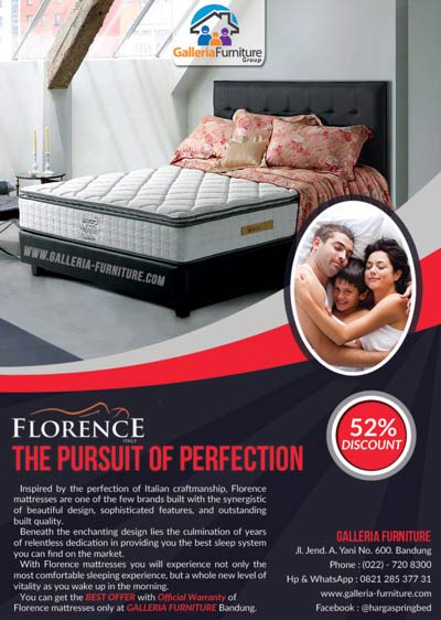 Matras Springbed Florence Genoa - Harga Murah Bandung