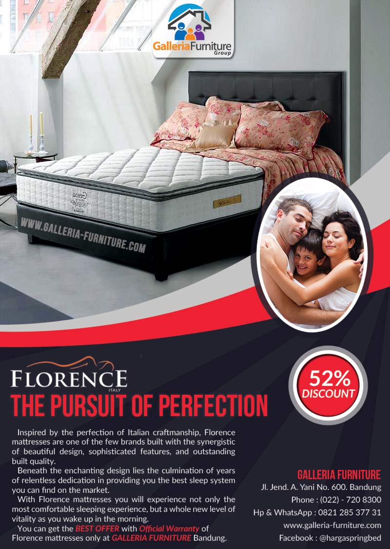 Daftar Harga Kasur Spring Bed Florence Genoa